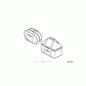 Схема узла: Deluxe saddlebag + trunk liner set для Honda GL1800 Gold Wing