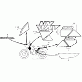 Схема вузла: Mark 90 для Honda NX250