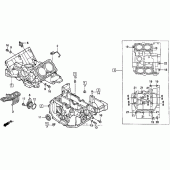 Схема узла: Картер двигателя для Honda ST1100 Pan-European