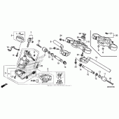 Схема вузла: Верхня траверса & Кліпон керма 2 для Honda CBR1000 CBR1000RR (ABS) Fireblade
