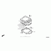 Схема вузла: Циліндр для Honda CRF250 CRF250R