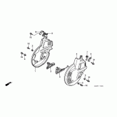 Схема узла: Передние колеса cover (CL1500AW/SEW) для Honda GL1500 Gold Wing Special Edition