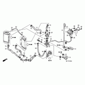 Схема вузла: Water hose / thermostat для Honda XL700V Transalp