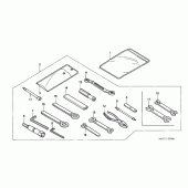 Схема узла: Инструмент для Honda CBR1100XX Blackbird