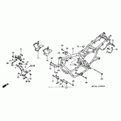 Схема узла: Рама для Honda CB750 Nighthawk