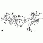 Схема узла: Электрооборудование для Honda XL125 Varadero