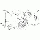 Схема вузла: Radio (i) для Honda GL1500 Gold Wing Interstate