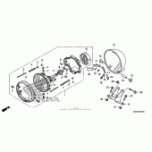 Схема узла: Фара для Honda VT750 Shadow RS