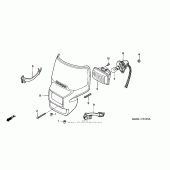 Схема вузла: Фара для Honda XR650