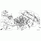 Схема узла: Дроссельная заслонка для Honda VFR1200 VFR