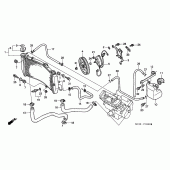 Схема вузла: Радіатор (CBR900RRY, 1 / RE1) для Honda CBR900RR CBR929RR Fireblade