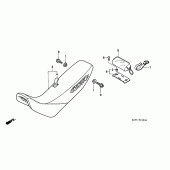 Схема вузла: Сидіння для Honda XR400