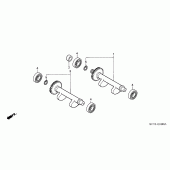 Схема узла: Балансир для Honda FJS600 Silver Wing