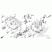 Схема вузла: Front Cover + Transmission Cover для Honda GL1800 Gold Wing