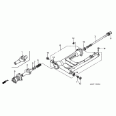 Схема узла: Задний рычаг (Маятник) для Honda GL1500 Gold Wing Special Edition