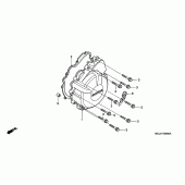 Схема узла: Крышка генератора для Honda CBR900RR CBR954RR Fireblade