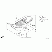 Схема вузла: Сидіння для Honda CRF230 CRF230L