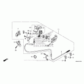 Схема вузла: Parking Brake Lever для Honda NC700