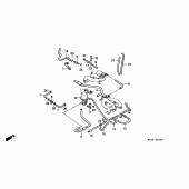 Схема узла: Вакуумные шланги (2) (EXCEPT AR/SI/SW) для Honda GL1500 Gold Wing Special Edition