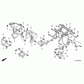 Схема вузла: Захист двигуна для Honda GL1800 Gold Wing