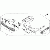 Схема вузла: Trunk lower cover set 90 для Honda GL1500 Gold Wing