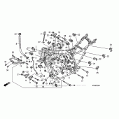 Схема вузла: Рама для Honda XR650