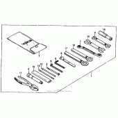 Схема вузла: Інструмент для Honda CBR1000 CBR1000F Hurricane