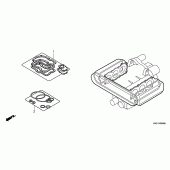 Схема вузла: Комплект прокладок А для Honda GL1800 Gold Wing