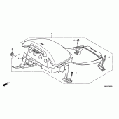 Схема вузла: Airbag module для Honda GL1800 Gold Wing