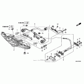 Схема вузла: Taillight (2) для Honda VFR1200 VFR