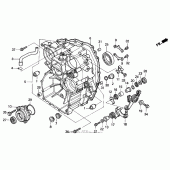 Схема узла: Rear case для Honda GL1500 Gold Wing Aspencade