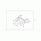 Схема вузла: Backrest stay для Honda VT125 Shadow