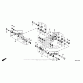 Схема вузла: Cushion Arm для Honda CRF450 CRF450RX