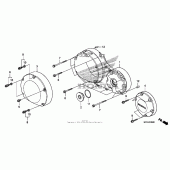 Схема вузла: Права кришка картера для Honda VT1300 Fury