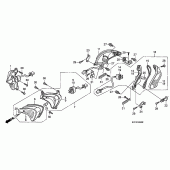 Схема вузла: Поворотники (XL125V1 / 2/3/4/5/6) для Honda XL125 Varadero