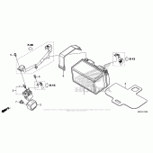 Схема вузла: Акумулятор для Honda CBR500