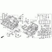 Схема вузла: Картер двигуна для Honda CB1300 Super Four