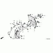 Схема узла: Заднее крыло для Honda GL1800 Gold Wing