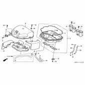 Схема узла: Воздушный фильтр (2) для Honda CBR600 CBR600F