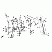 Схема узла: Second master cylinder для Honda CB1100 CB1100SF X11