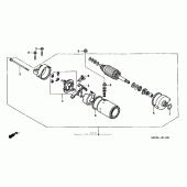 Схема вузла: Стартер електричний для Honda CB900 919