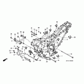 Схема вузла: Рама для Honda XRV750 Africa Twin