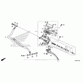 Схема вузла: Циліндр зчеплення для Honda VFR800 Interceptor