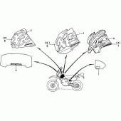 Схема вузла: Mark 94-95 для Honda XR250