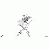 Схема вузла: Abs Modulator для Honda CBR1000 CBR1000RR (ABS) Fireblade