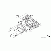 Схема вузла: Права кришка картера для Honda CR250
