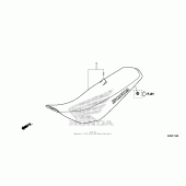 Схема вузла: Сидіння для Honda CRF125 CRF125FB