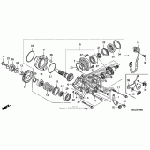 Схема вузла: Cross shaft для Honda VT750 Shadow Aero
