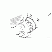 Схема вузла: Clutch cover для Honda GL1800 Gold Wing