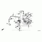 Схема вузла: Abs Modulator + Tray для Honda CBR650F
